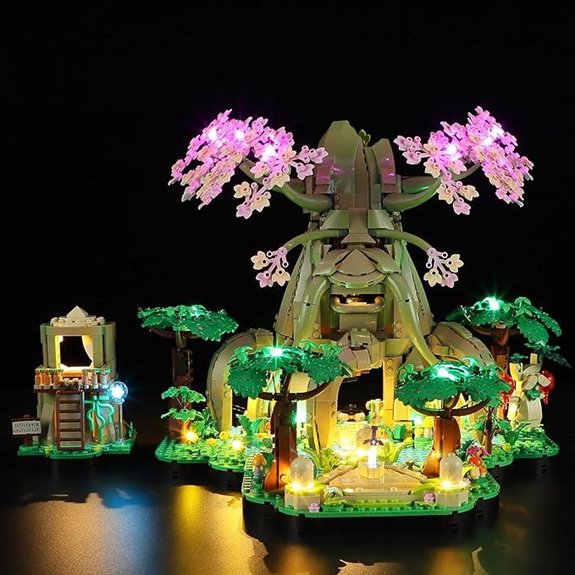 YEABRICKS Zelda Deku Tree LED Light (Building Set Not Included)