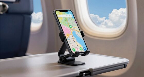top airplane tray phone mounts