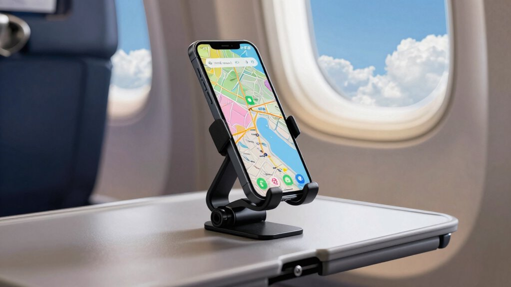 top airplane tray phone mounts
