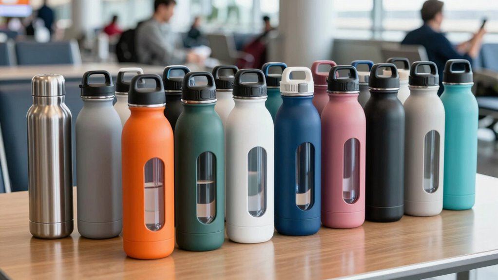 top airport travel water bottles