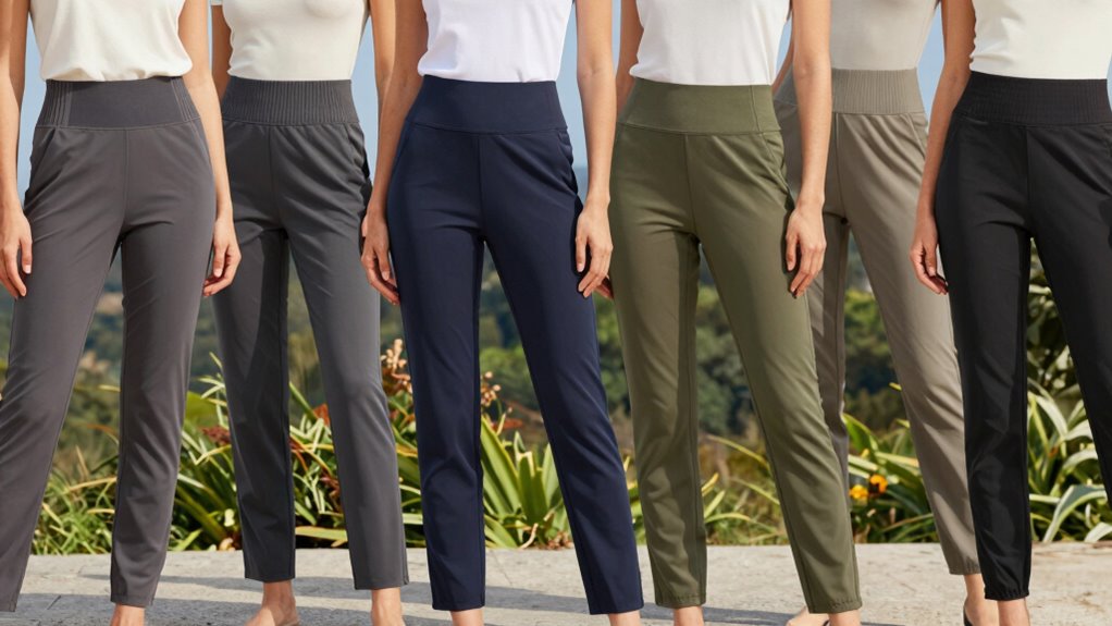 top wrinkle proof travel pants