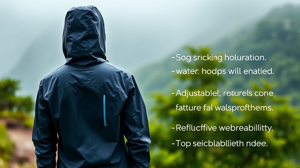 waterproof breathable packable durable