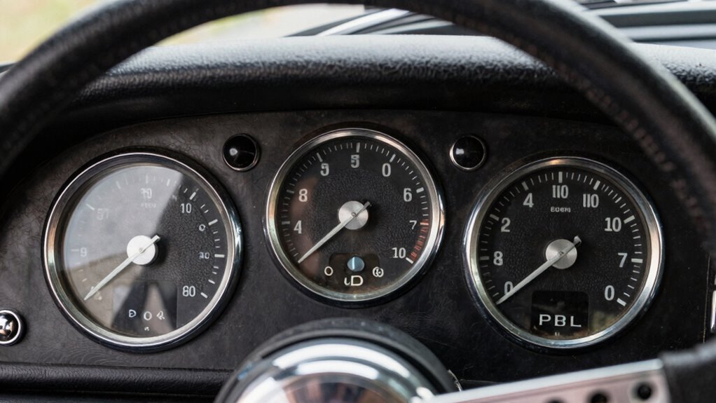 authentic vintage mechanical gauges
