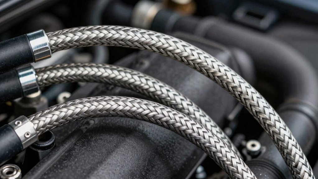 durable reliable braided oil lines