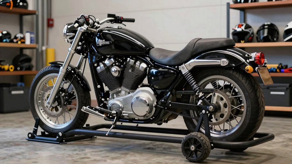 easier motorcycle storage solution