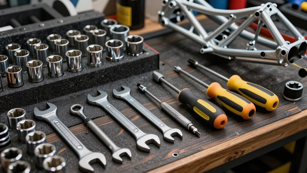 efficient motorcycle tool organization
