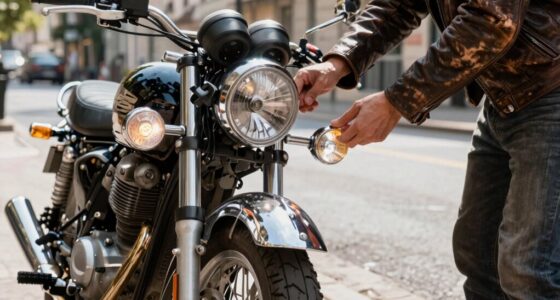 enhancing vintage motorcycle visibility