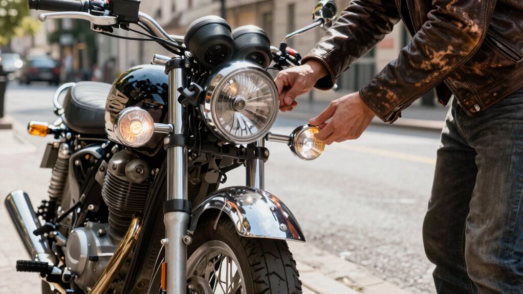 enhancing vintage motorcycle visibility