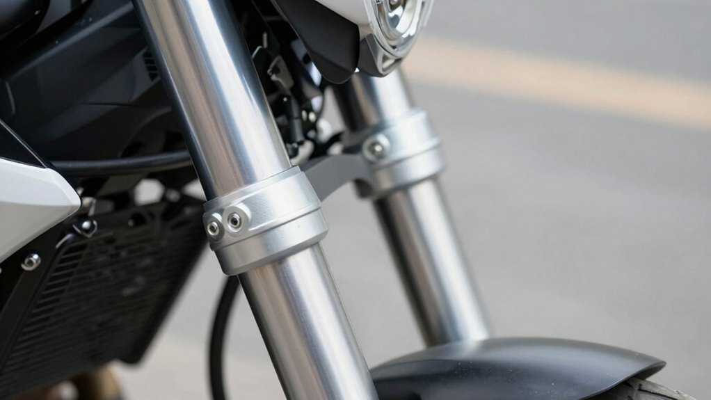 fork brace enhances riding stability
