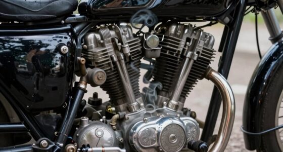 gas odor from motorcycle