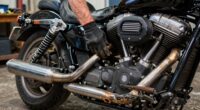 harley touring bike inspection