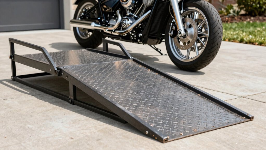 heavy motorcycle ramp safety