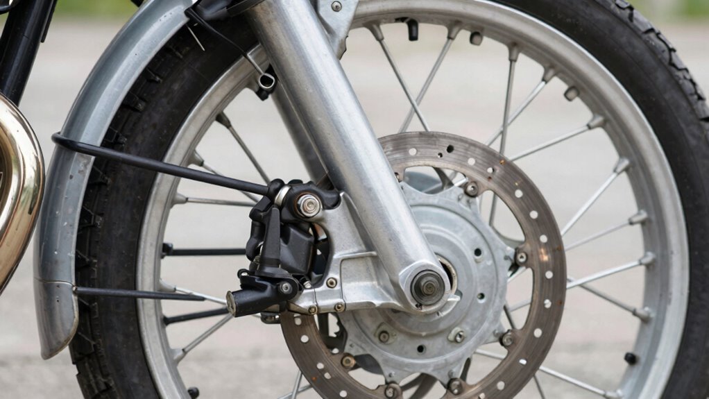 improve older motorcycle brakes