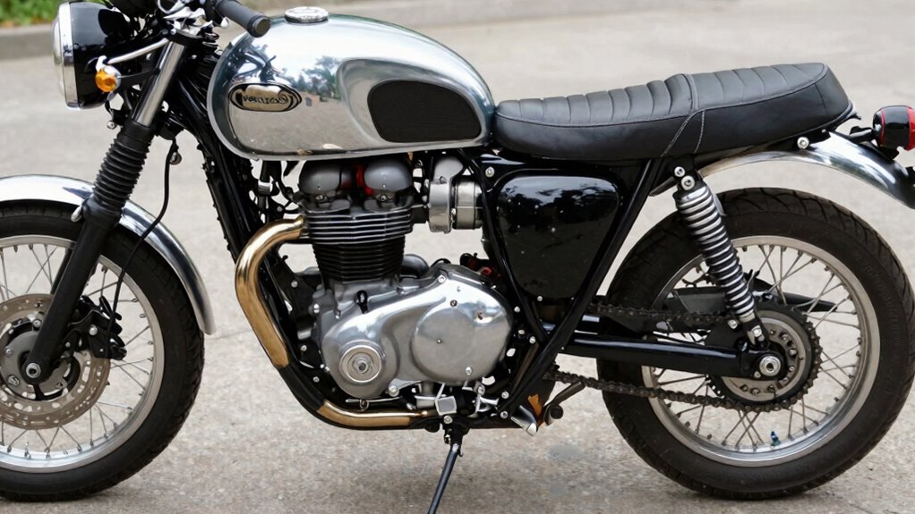 inspecting used bonneville