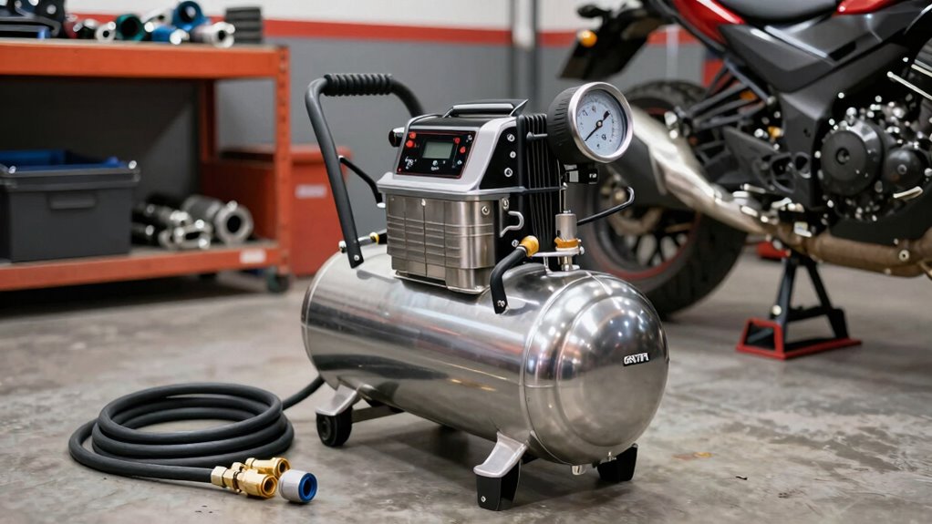 motorcycle compressor power portability efficiency