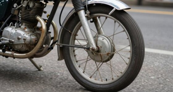 older bike headshake causes