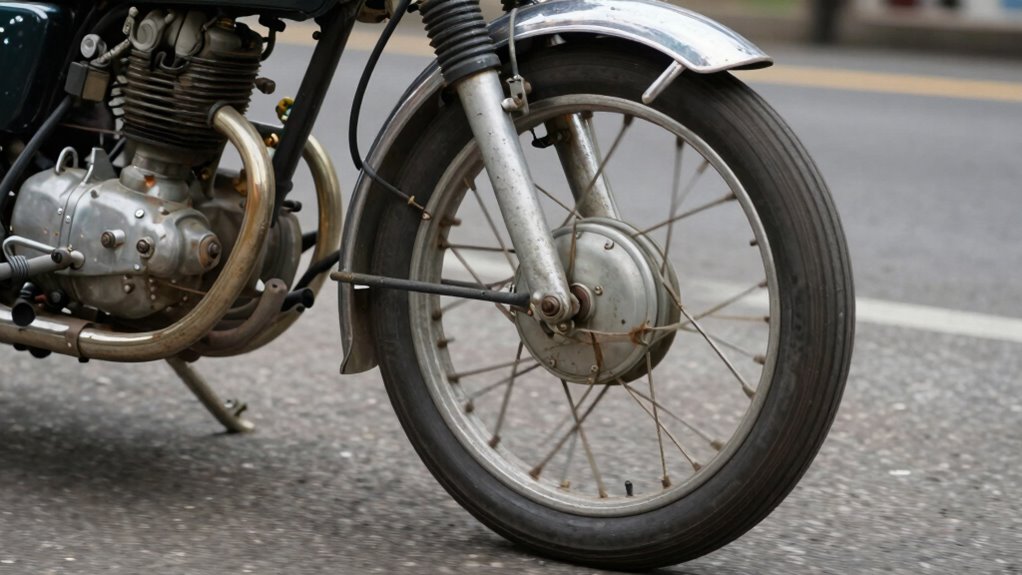 older bike headshake causes