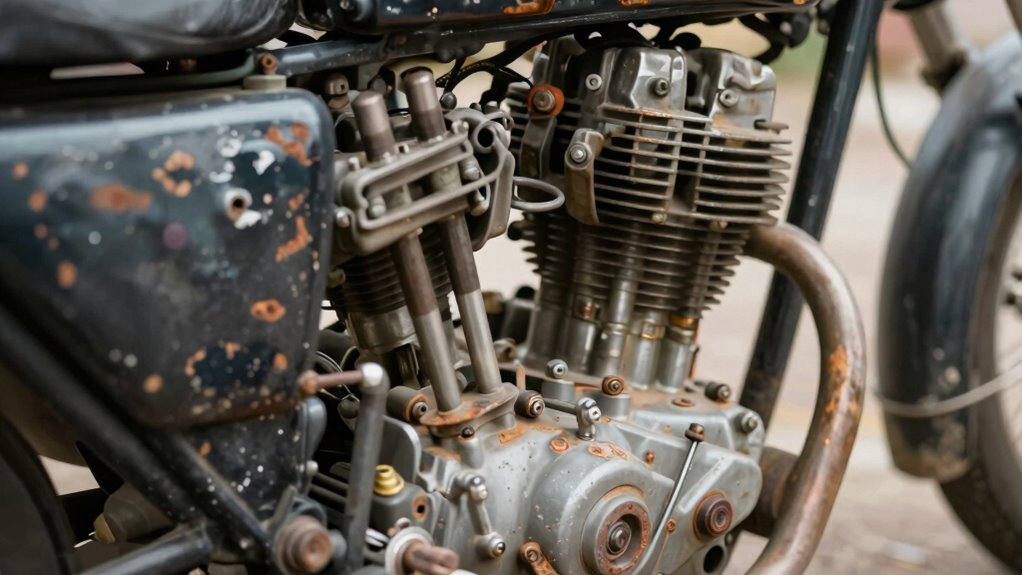 older motorcycles vibrate more
