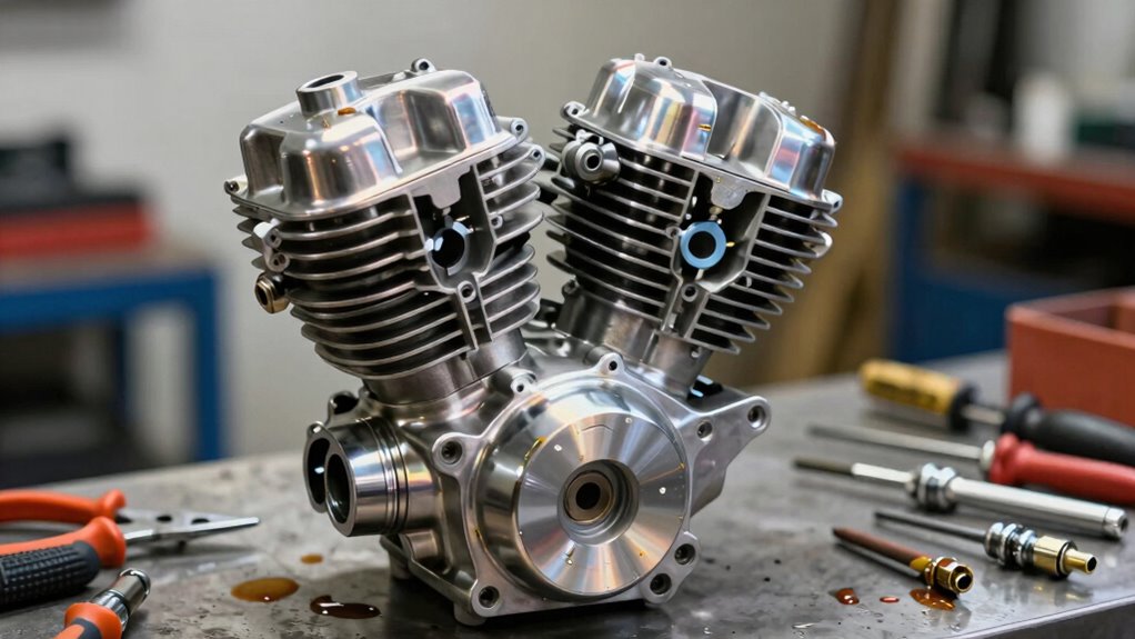 preparing for two stroke rebuild