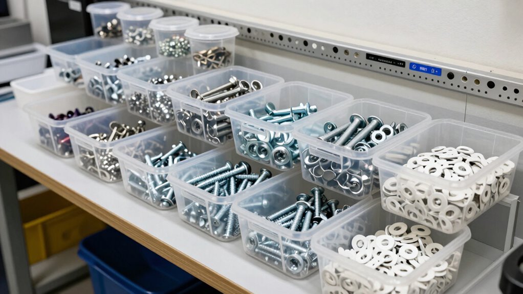 proper spare parts storage