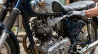 proper vintage motorcycle cleaning