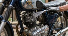 proper vintage motorcycle cleaning