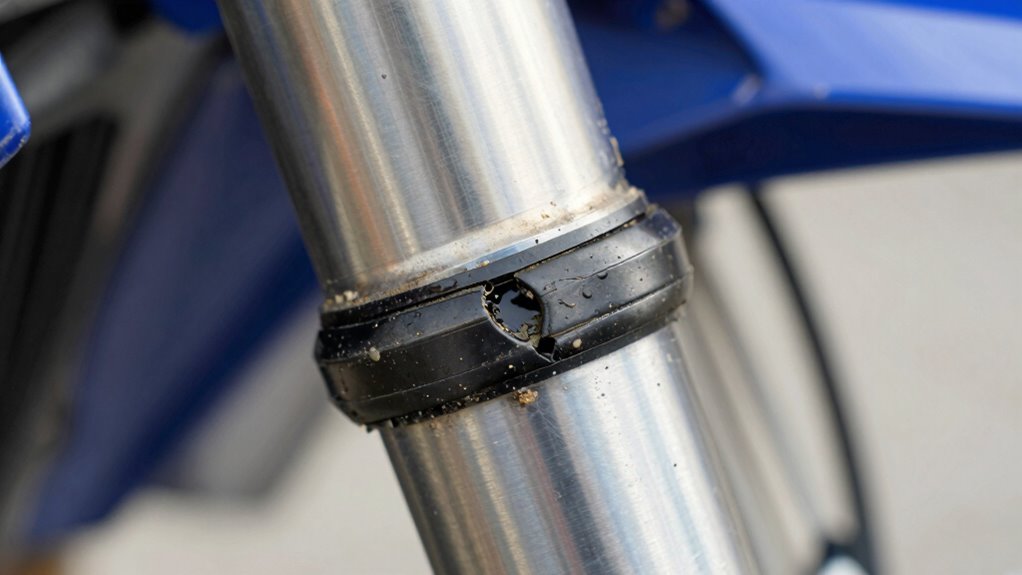 seal failure caused by contamination