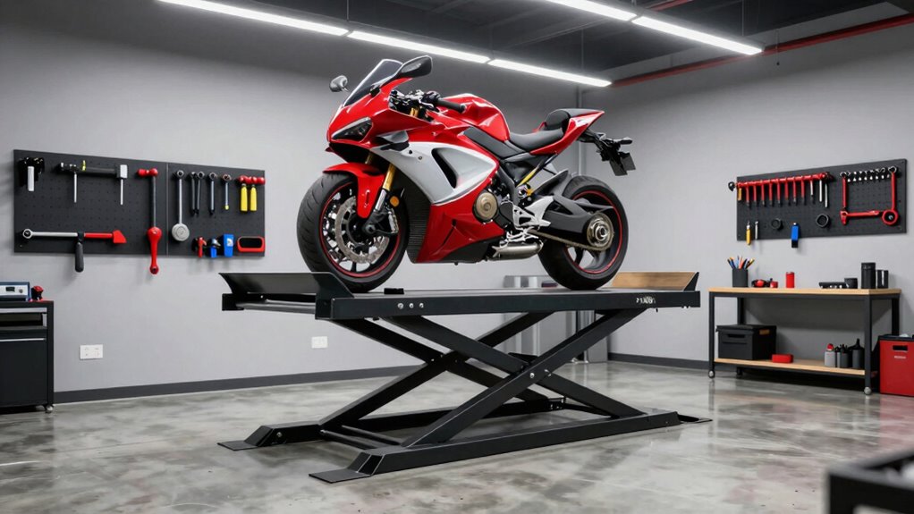 selecting the ideal motorcycle lift