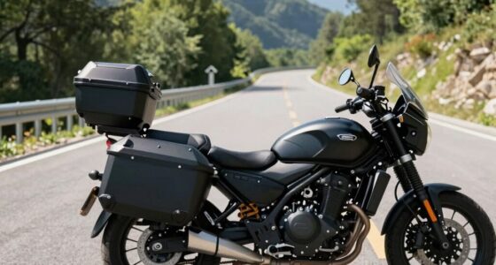 smart motorcycle luggage setup
