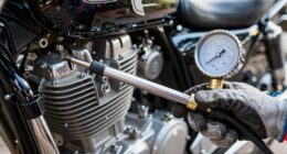 test motorcycle engine compression