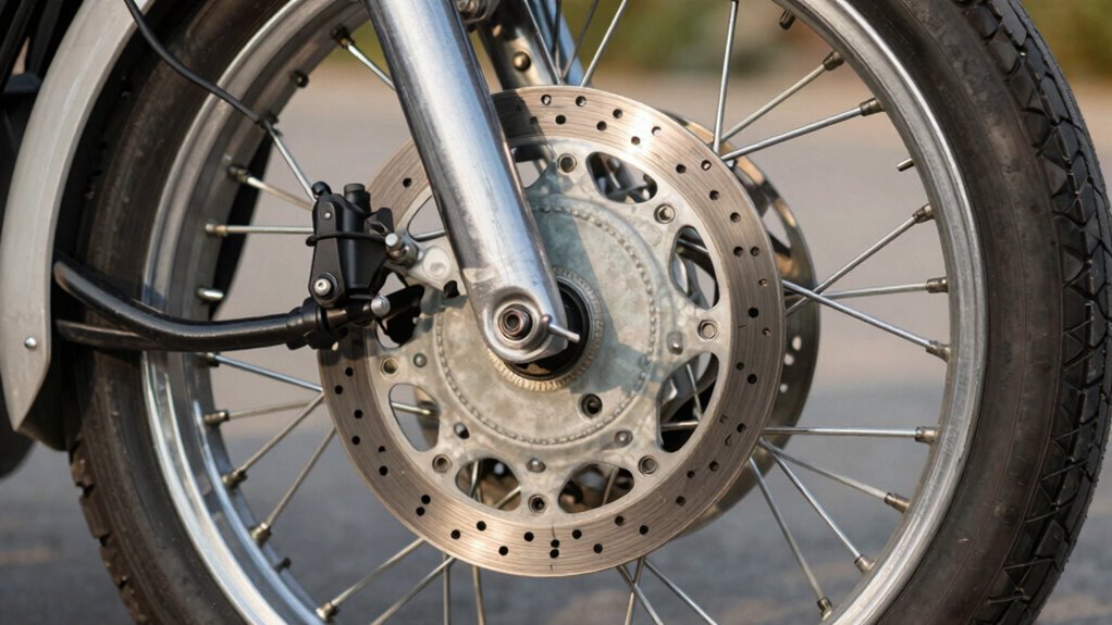 vintage motorcycles drum brakes