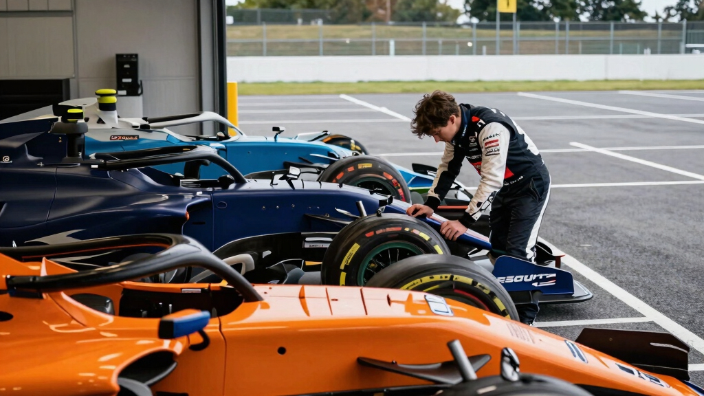 Here’s A Peek At The F1 Drivers’ Parking Lot In Silverstone