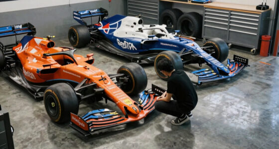 Here’s a Peek at the F1 Drivers’ Parking Lot in Silverstone