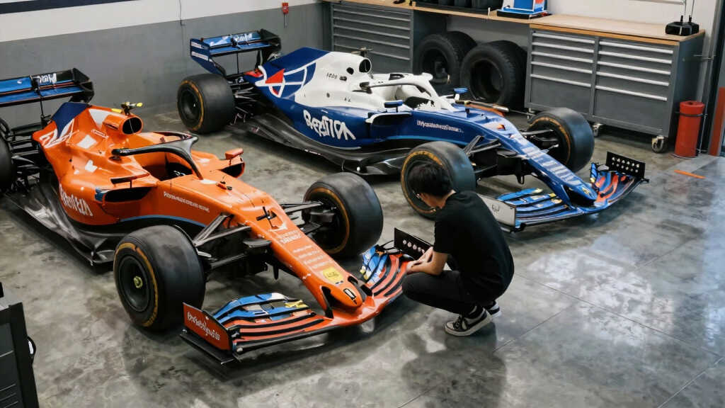Here’s a Peek at the F1 Drivers’ Parking Lot in Silverstone