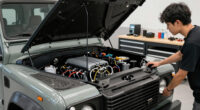 This Quad-Motor Electric Land Rover Defender Restomod Has More Range Than Some Teslas