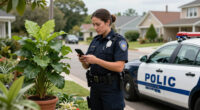 Cops Imitating Plants Catch 74 Drivers On Their Phones In Six Hours