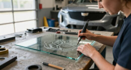 Cadillac Could Have Used A $2 Sticker On The Optiq. It Chose To Etch Glass Instead