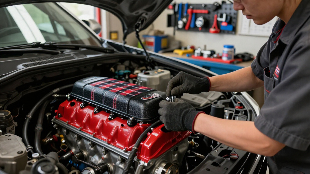 GMC Offered Plaid Valve Covers As A Factory Option In 1963