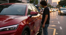 Red BYD Sealion 7 Spotted In Kuala Lumpur: The Next Limited Edition Release In Malaysia? - SoyaCincau