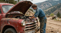 Vintage Chevy Tow Truck That Was Stuck On A Mountain For A Year Is Finally Pulled Out