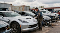When A Tornado Destroyed 100 Brand New Corvettes, This Salvage Yard Got To Work