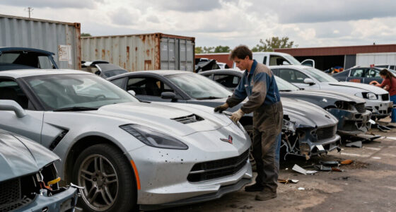 When A Tornado Destroyed 100 Brand New Corvettes, This Salvage Yard Got To Work