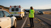 Colorado’s Plan To Protect Emergency Workers On The Shoulder? Giant, Neon Green Ford Trucks