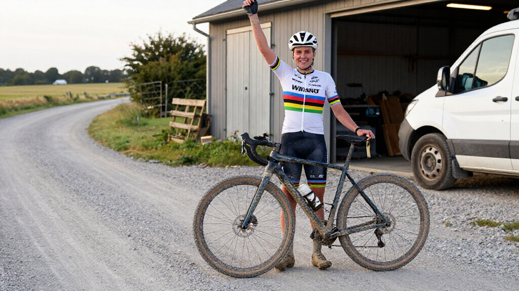 'It's Great To Take The Rainbow Jersey' – Marianne Vos Wins Gravel World Championships As Rosa Klöser Crashes