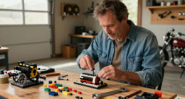 Recreating An Antique Hit-and-Miss Engine With Lego Is One Way To Kill Time