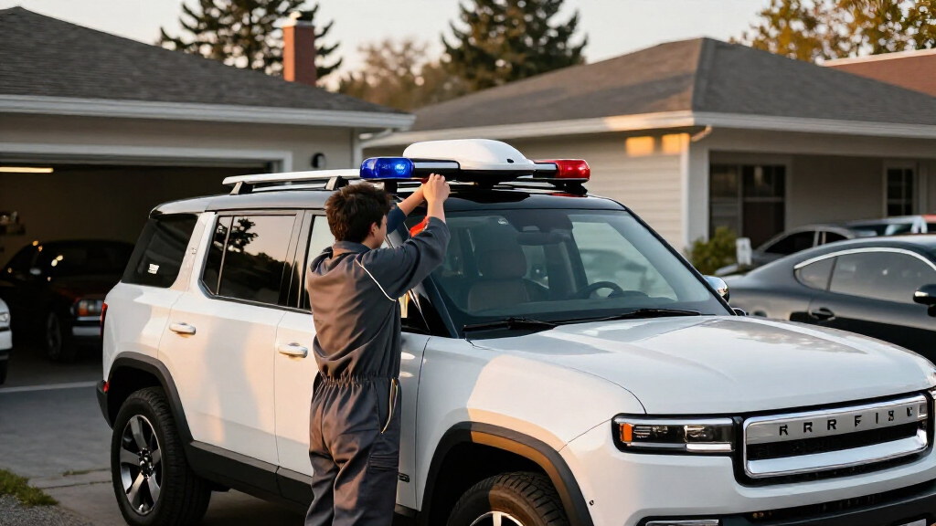 Rivian Turned An R1S Into A Ghostbusters Ecto-1—Sirens, Radar Dish, And All. It Rules