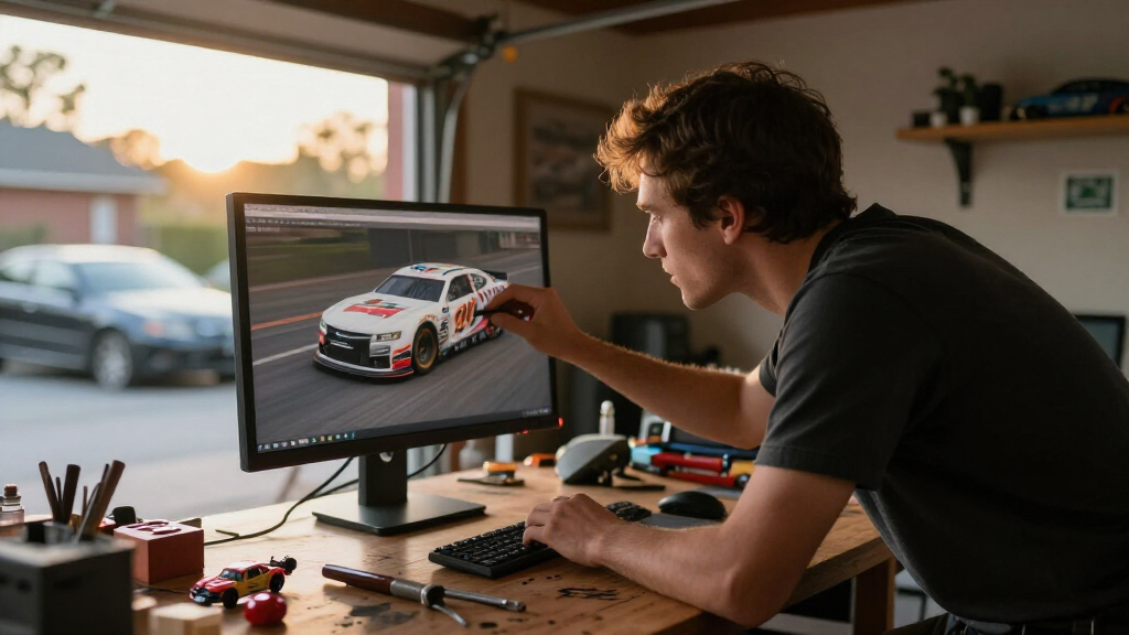 This Animator Is Making A ‘Cars’ Prequel Film With Spot-On 3D Models Of NASCAR Icons
