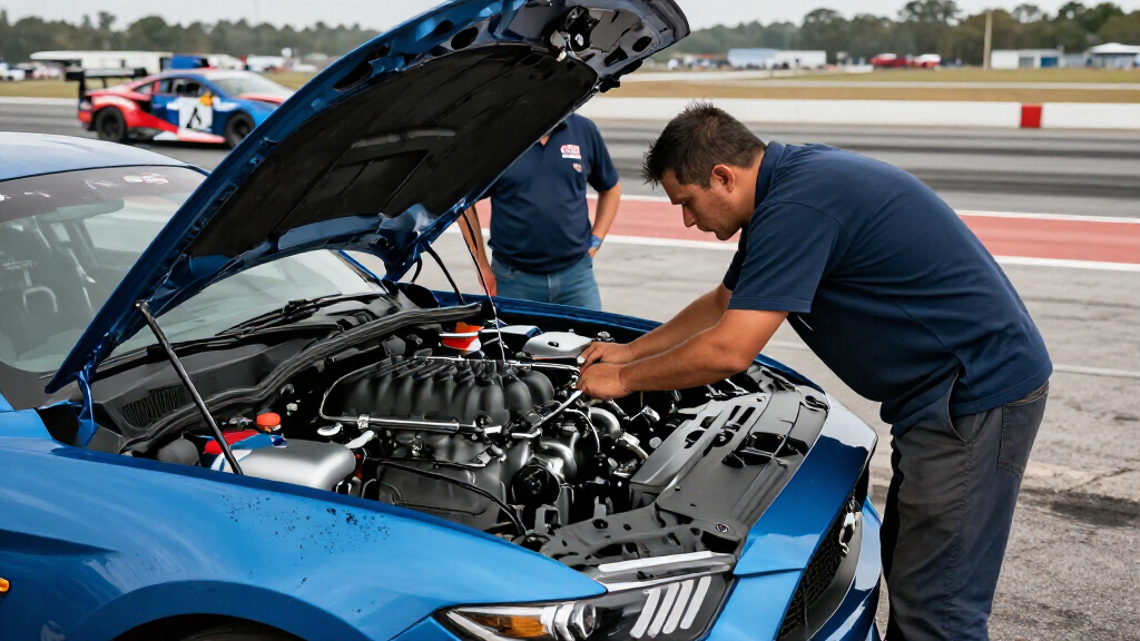Wrench Left In Mustang’s Engine Bay Causes 200-MPH Drag Racing Crash